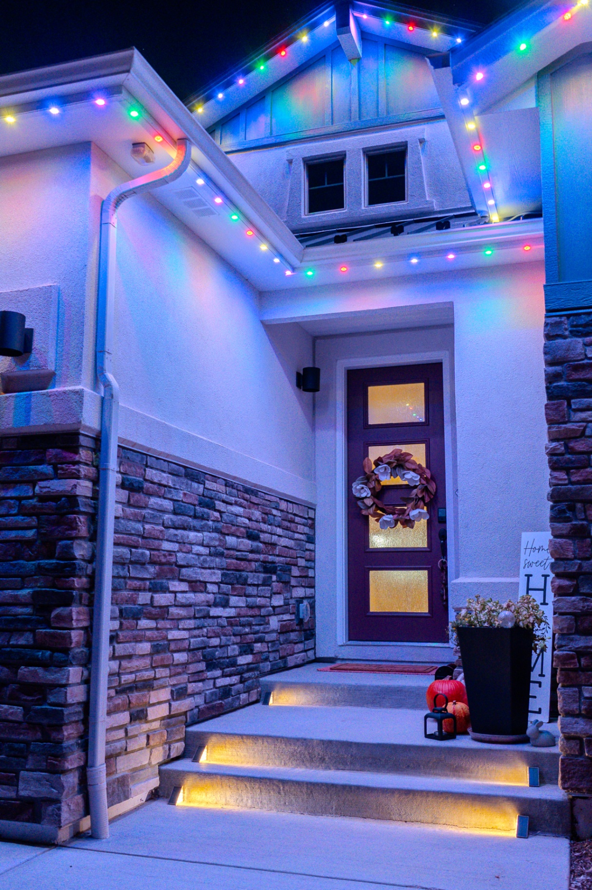 Classic multicolor C9-style holiday lighting