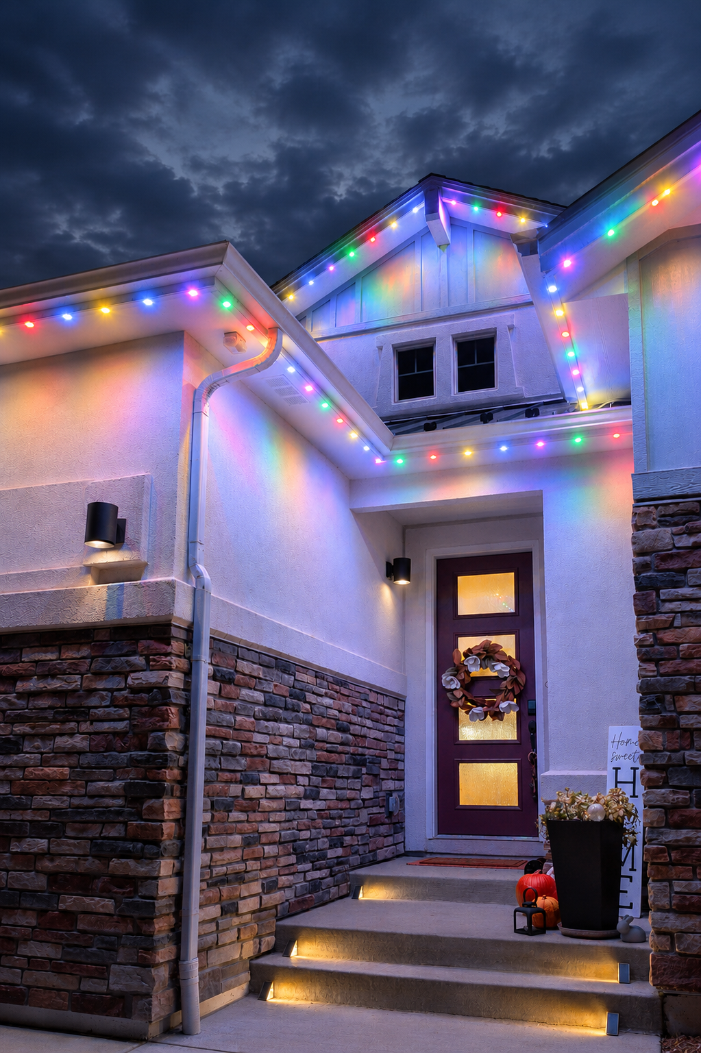 Christmas Lighting example 1