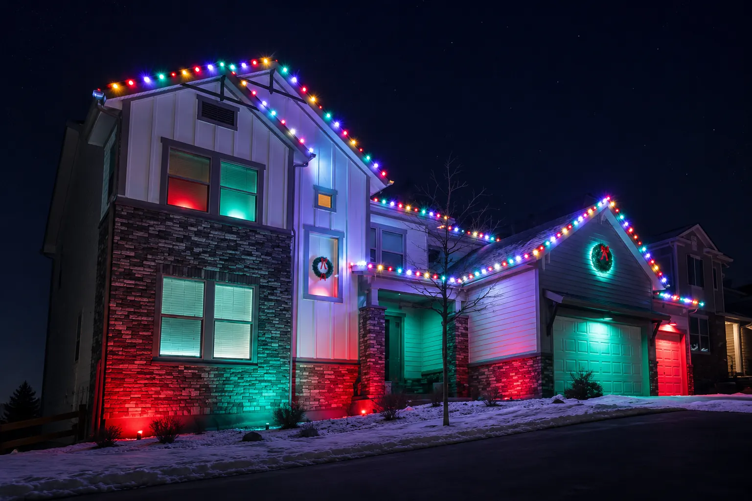 Mountain House Lighting install near Erie