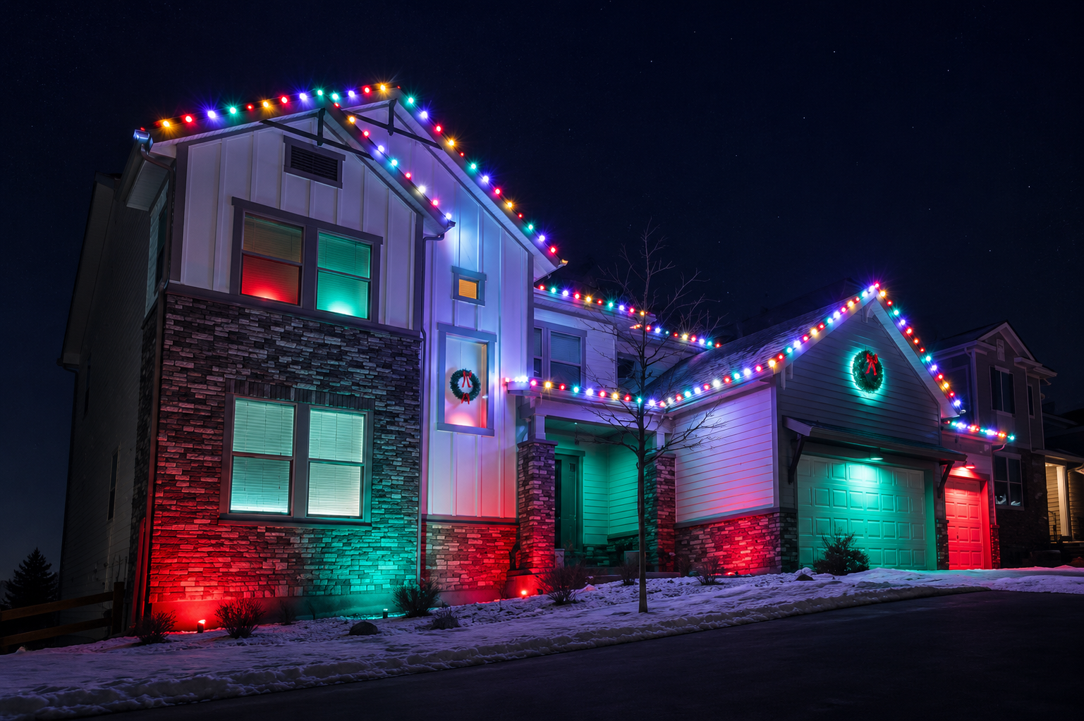 Mountain House Lighting install near Erie